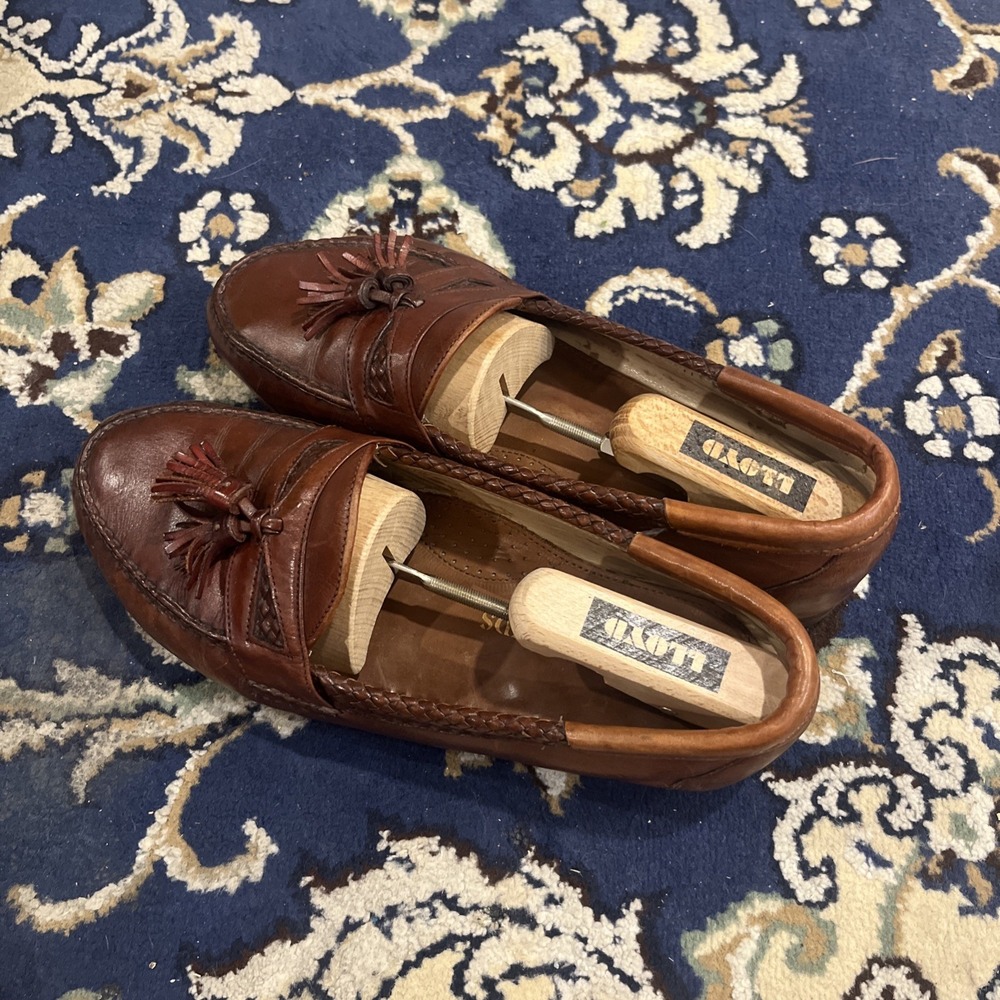 Allen Edmonds Port Washington Maxfield Loafers 11 EEE Made in USA IVY Brown - Picture 3 of 9